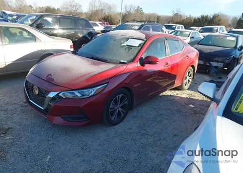 2020 Nissan Sentra Sv Xtronic Cvt z USA, uszkodzony, nr VIN 3N1AB8CV4LY228830